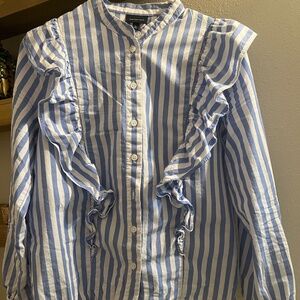 Who what Wear Stripped Button Shirt